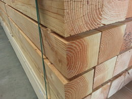 Douglas fijn bezaagde palen 