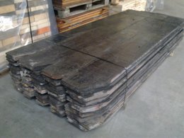 Hardhouten damwand gebruikt 