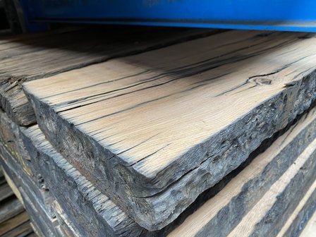 60x250mm eiken spoorplanken 440cm