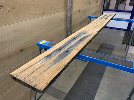 30x250 mm eikenhouten spoorplanken 260 cm lengte 