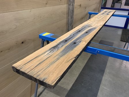 30x250 mm eikenhouten spoorplanken 260 cm lengte 