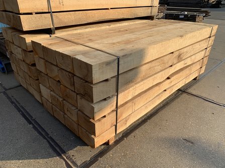 Biels nieuw onbehandeld eikenhout 15x25x260 cm