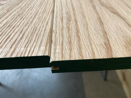 18 cm werkend per plank.