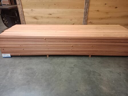 16x145mm 180cm HARD HOUT GESCHAAFD