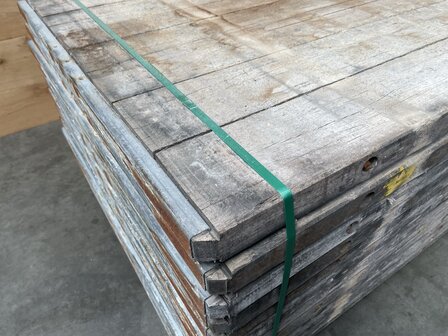 Hardhouten steenschot 5x95x140 cm gebruikt