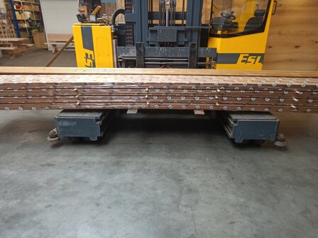 20x130mm 540cm Thermo Wood Vuren triple Rhombus