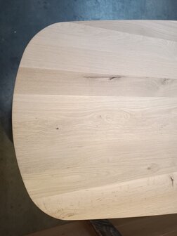 Deens ovaal tafelblad 95x300cm 40mm dikte