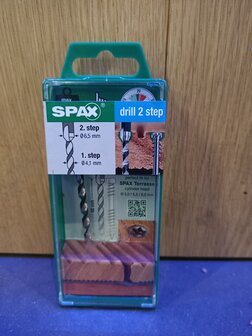 Spax Tappenboor 6.5mm naar 4.1mm