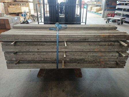 5x5cm 220cm Gebruikt hard hout 