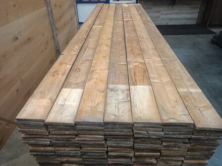 18x140mm Vuren gebruikt 400cm