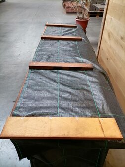 Combi vuren- en hardhouten beschoeiingsschot 60x250 cm