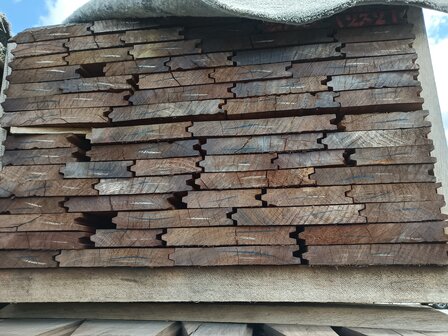 Hardhout 4cm damwand 400cm