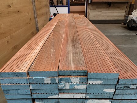 45x190mm Azob&eacute; Antislip profiel 350cm