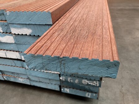 45x190mm Azob&eacute; Antislip profiel 350cm