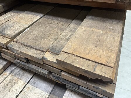 azobe oude scheepsvloer planken vlonder delen gebruikt
