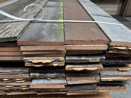 Gebruikte Red ceder wandplanken/ gevelhout 