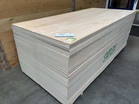 18 mm Hardhouten Multiplex Plaat &ndash; Starplex | Bouwkwaliteit | &euro;60,50