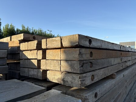 Gebruikte Azobe draglineschot 10x100x500 cm