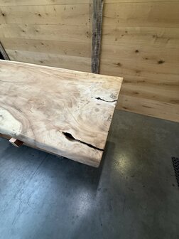 Suar boomstam tafelblad, unieke en massieve tafelblad 