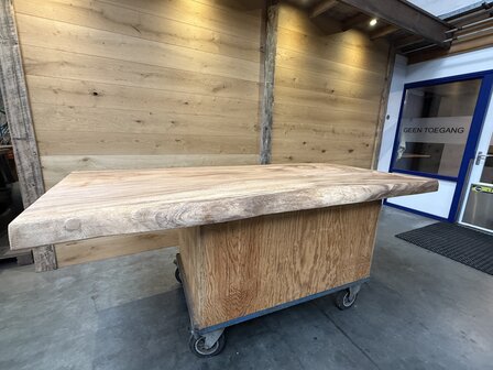 Suar boomstam tafelblad, unieke en massieve tafelblad 