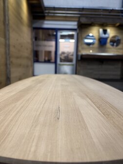 Deens ovaal tafelblad 240 x 105 cm