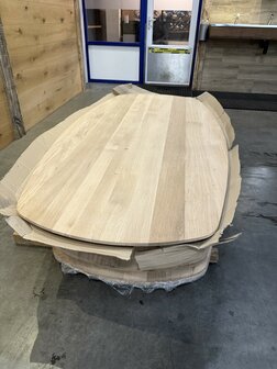 Deens ovaal tafelblad 200 x 100 cm