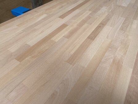 20mm Beuken meubelpaneel 60x200cm Gevingerlast