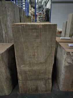 Hardhouten gebruikte meerpaal sokkel 30x30 cm diverse hoogtes  