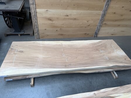Suar boomstam tafelblad A8 100 x 300cm , unieke en massieve tafelblad