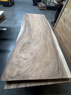 Suar boomstam tafelblad I5 90x250cm , unieke en massieve tafelblad