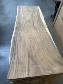 Suar boomstam tafelblad I7 90x250cm , unieke en massieve tafelblad