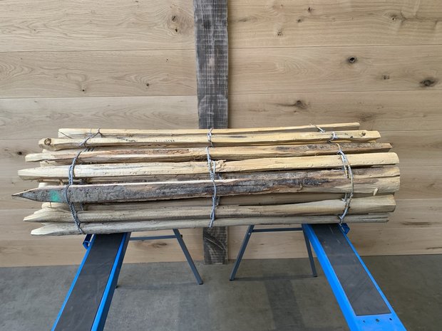 Kastanje houten hekwerk 8-10 cm div hoogte
