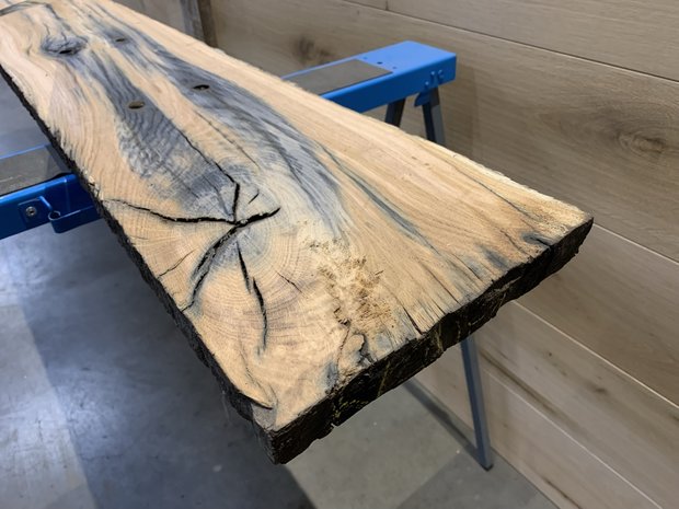 30x250 mm eikenhouten spoorplanken 260 cm lengte 