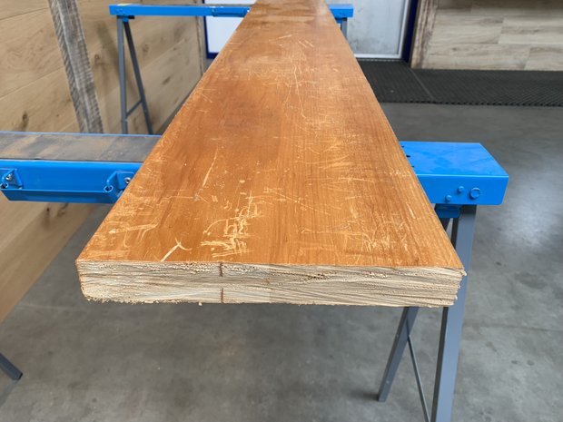 Gebruikte orgeon pine planken 35x260 mm 500 cm lengte