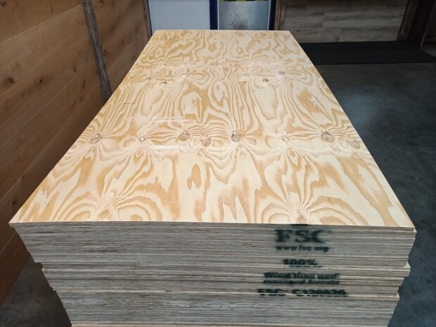 Underlayment plaat 9mm - 122x244cm
