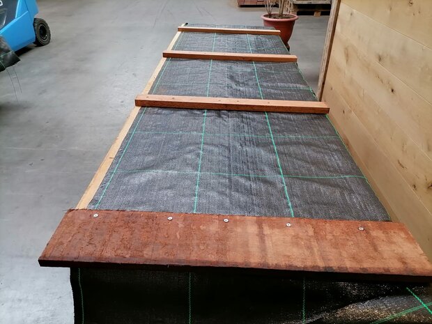 Combi vuren- en hardhouten beschoeiingsschot 80x250 cm