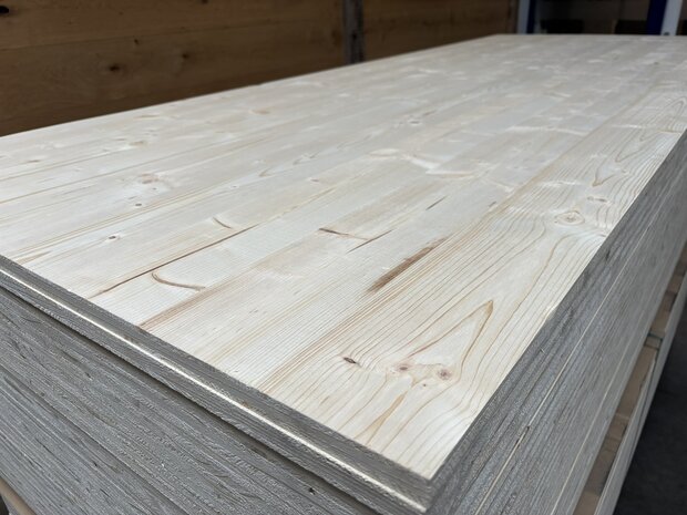 3 laags 19x1010x2510 mm vurenhouten timmerpaneel