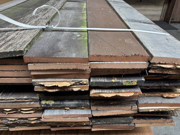 Gebruikte Red ceder wandplanken/ gevelhout 