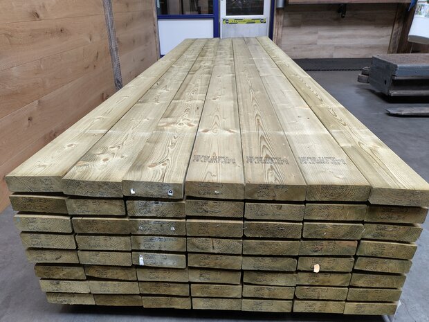 45x145mm geïmpregneerd 480cm