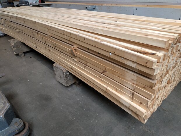 45x45mm Grenen 480cm