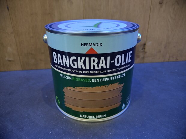 Hermadix Bankirai 2.5 liter olie 