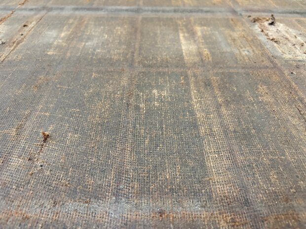 Hardhout gelaagd steenschotten 4x145x145 CM steenschotten 