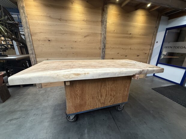 Suar boomstam tafelblad, unieke en massieve tafelblad 