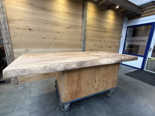 Suar boomstam tafelblad, unieke en massieve tafelblad 