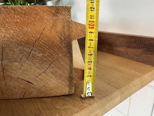 Extra dik damwand vurenhout  12x20 CM dubbel groef/mes 360 CM