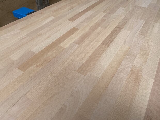 20mm Beuken meubelpaneel 60x200cm Gevingerlast