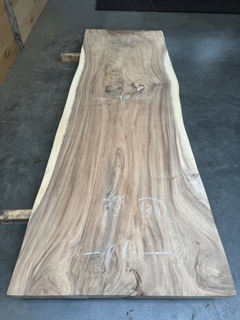 Suar boomstam tafelblad A10 100 x 300cm , unieke en massieve tafelblad