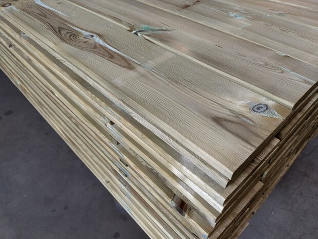 16x140mm Geimpregneerd grenen 400cm