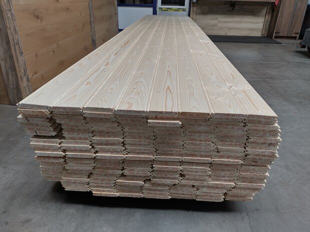 Vurenhouten kraaldelen - 18x115mm x510cm