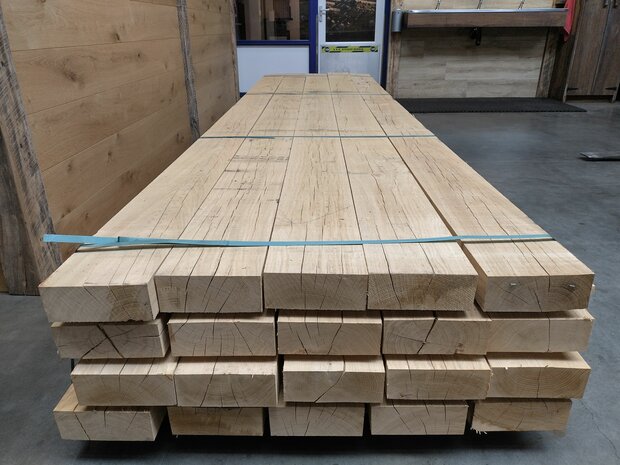 8x20cm eiken fijnbezaagd 500cm